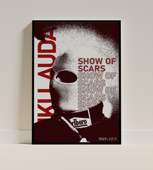 Niki Lauda – Show of Scars Vintage Poster