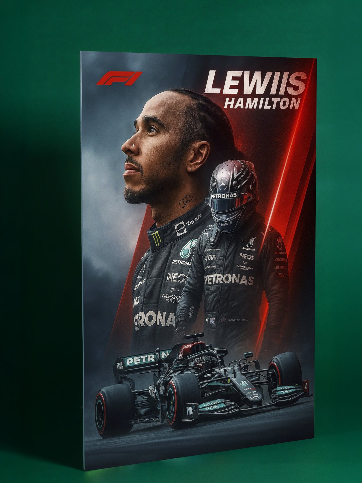 Lewis Hamilton – F1 Dual Portrait Poster