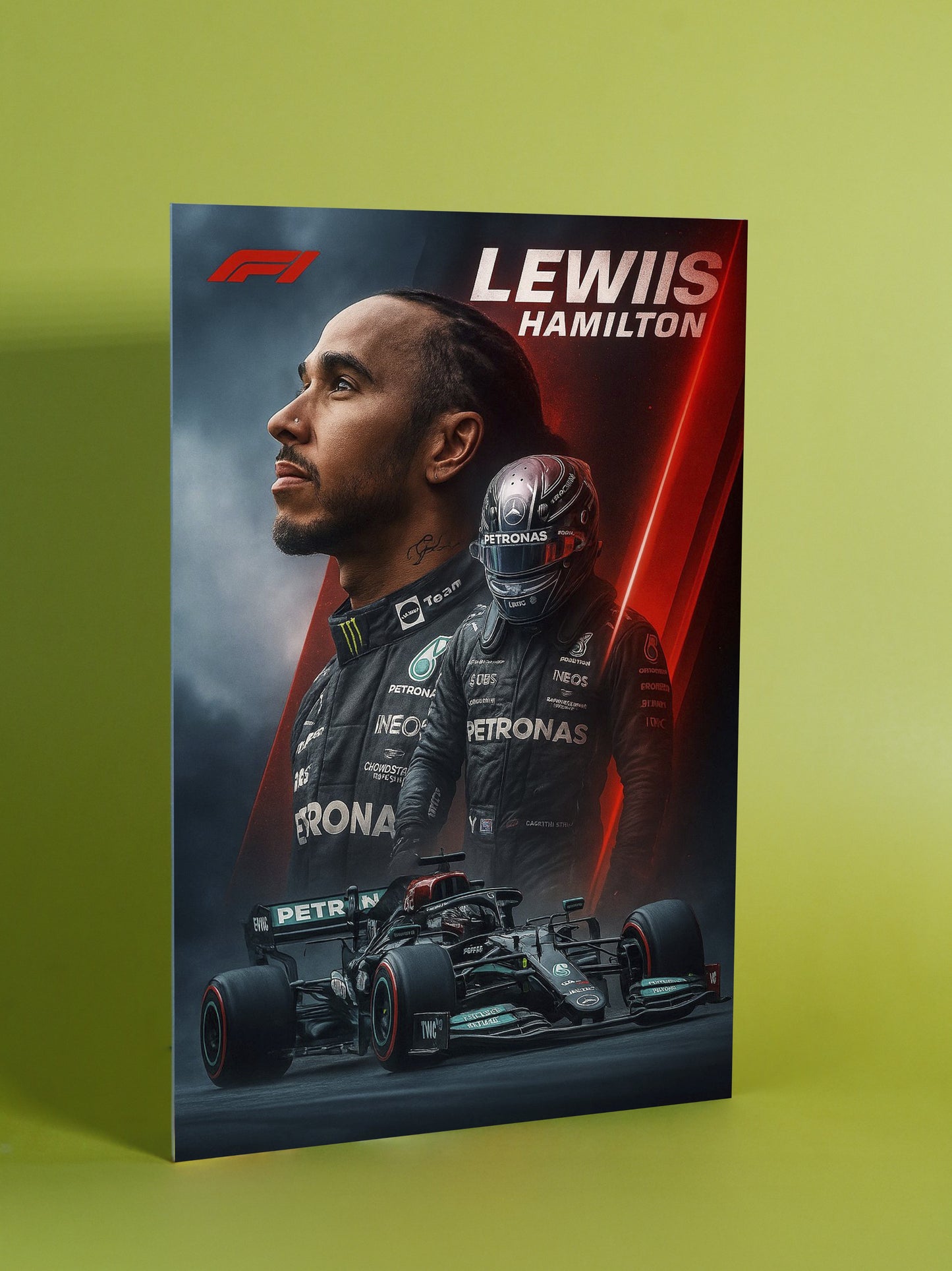 Lewis Hamilton – F1 Dual Portrait Poster