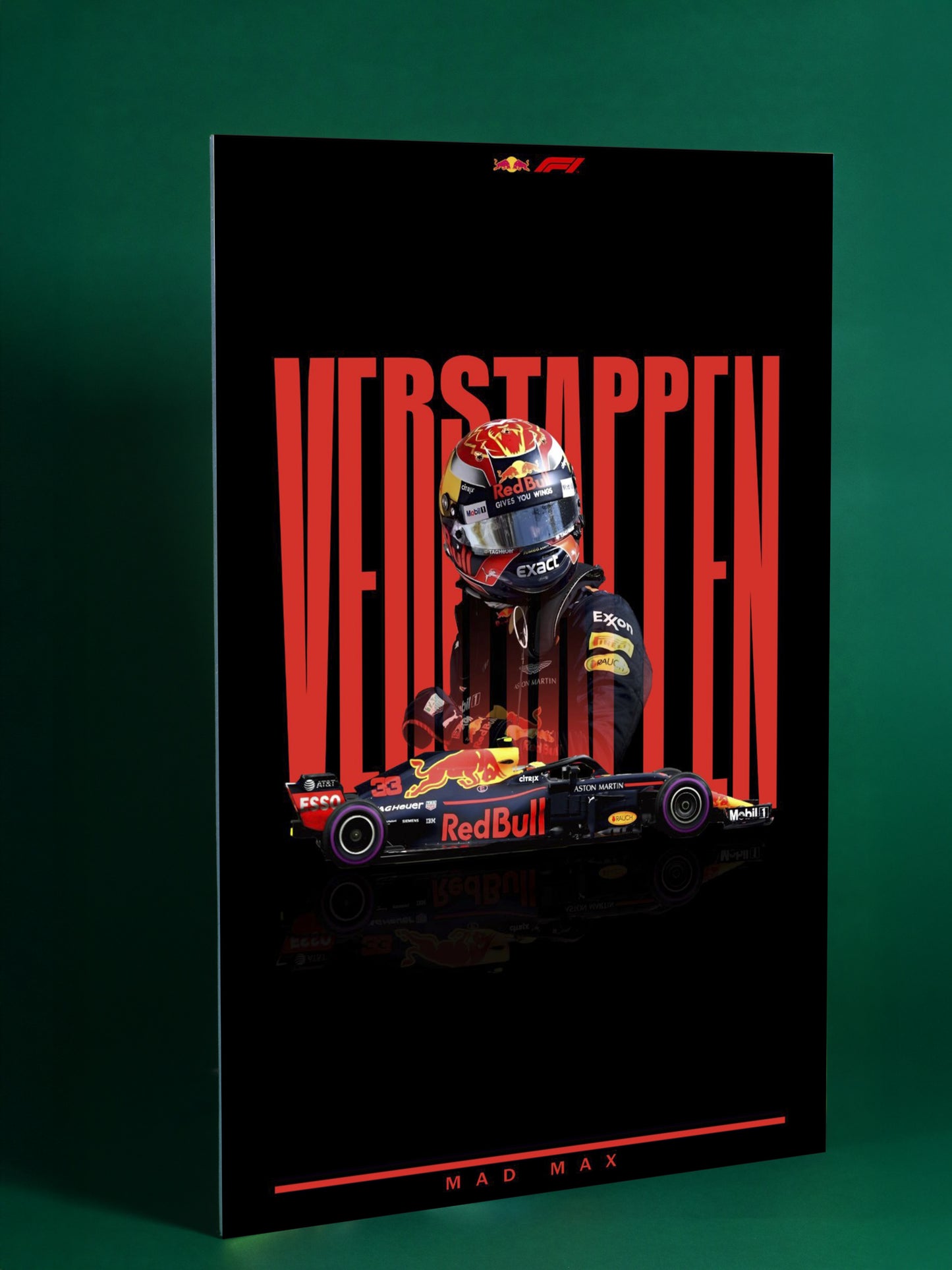 Max Verstappen – Mad Max Red Bull Poster