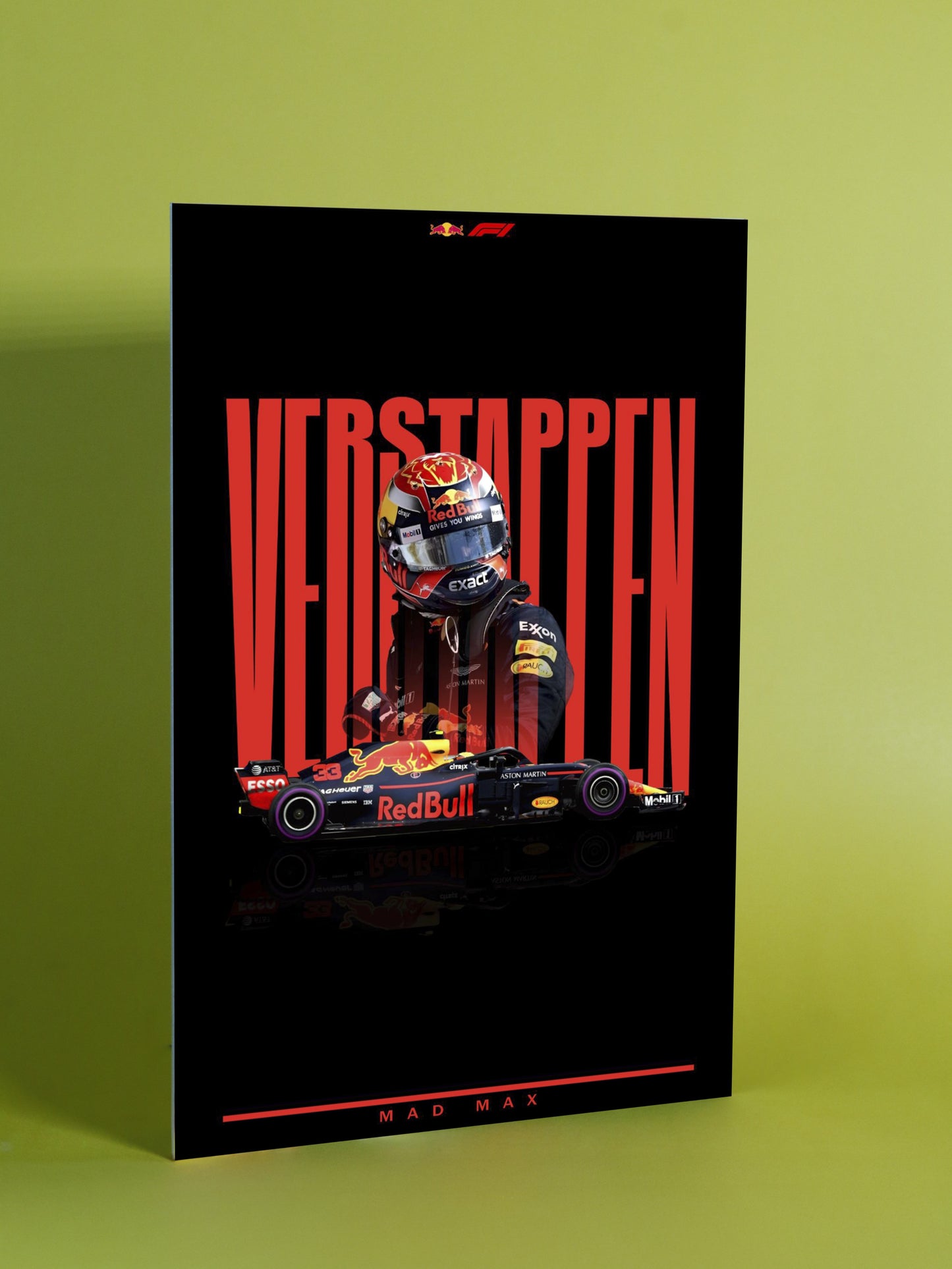 Max Verstappen – Mad Max Red Bull Poster