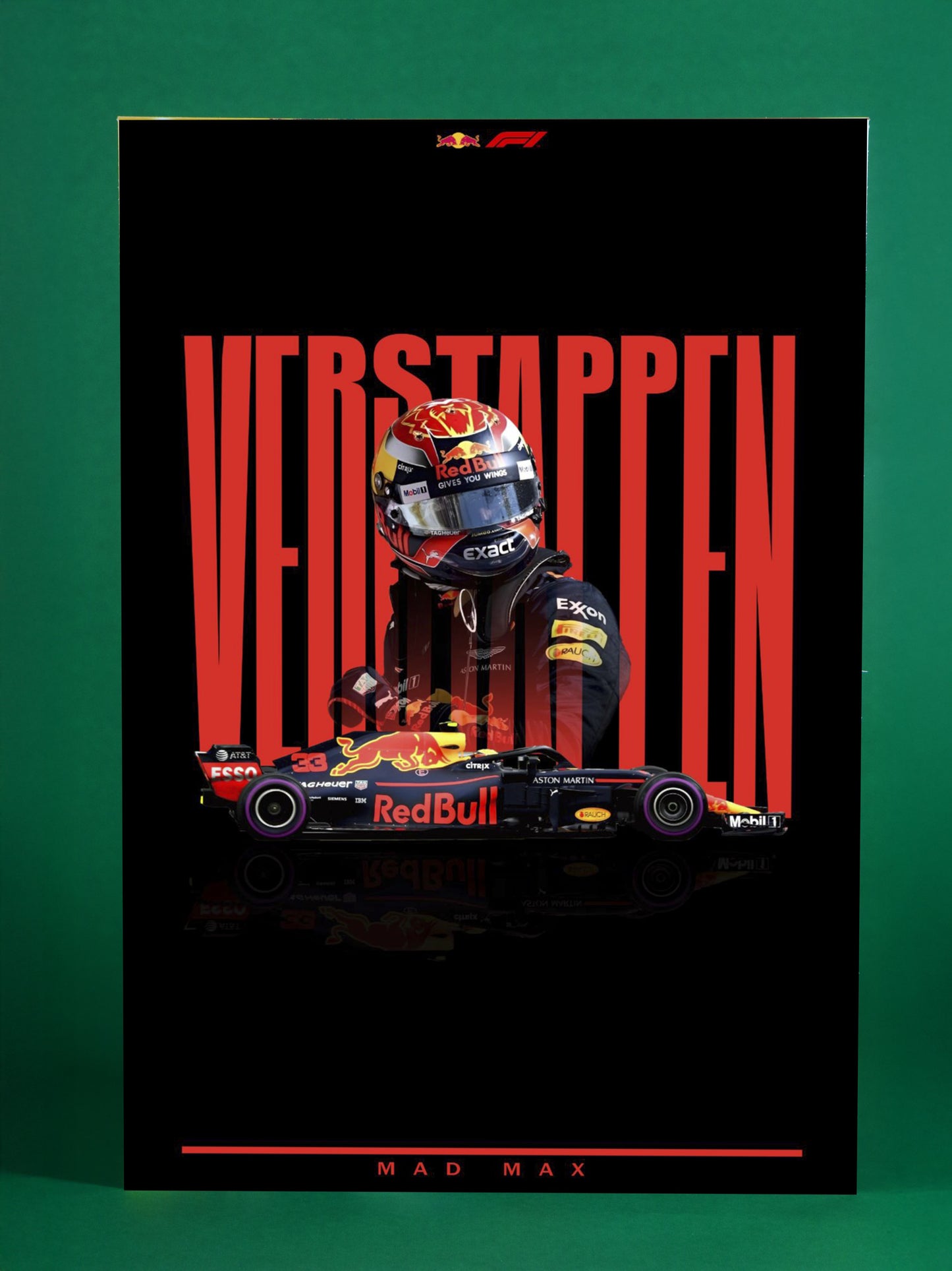 Max Verstappen – Mad Max Red Bull Poster