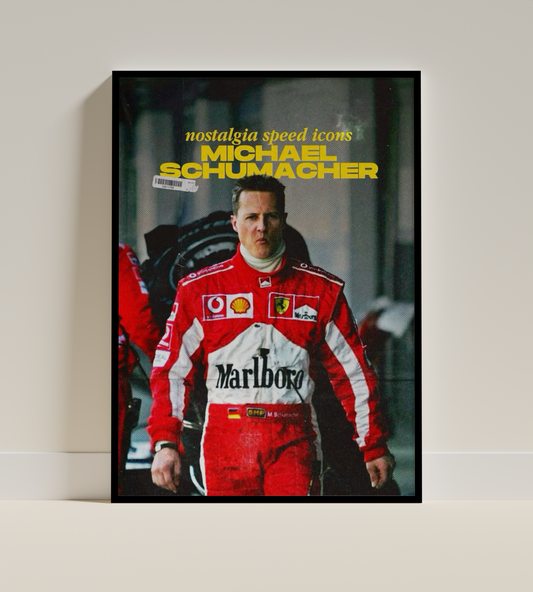 Michael Schumacher – Nostalgia Speed Icons Poster