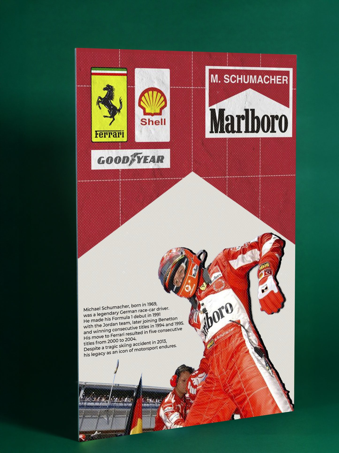Michael Schumacher – Ferrari Heritage Poster