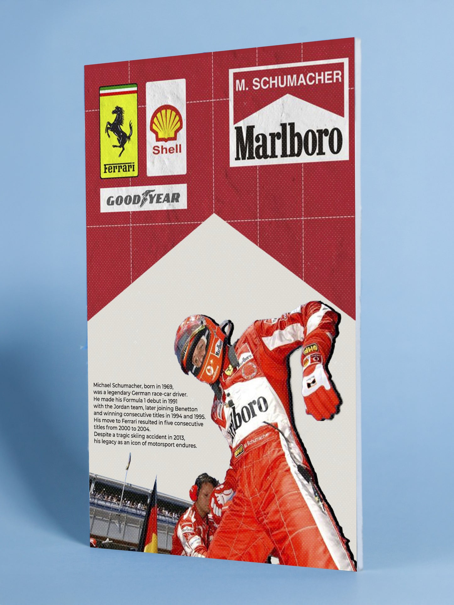 Michael Schumacher – Ferrari Heritage Poster