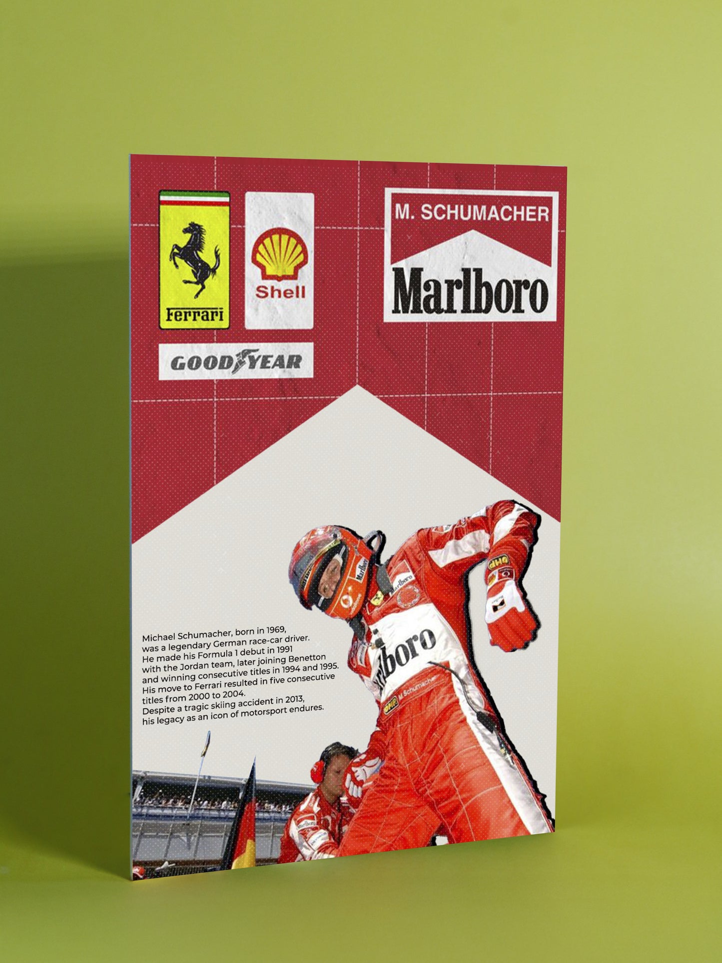 Michael Schumacher – Ferrari Heritage Poster