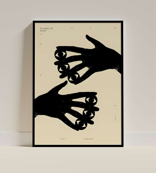Sleight of Hand Surreal Eye Poster