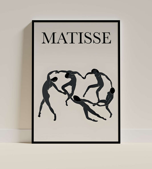 Matisse-Inspired Dance Art Print – Modern Minimalist Wall Decor