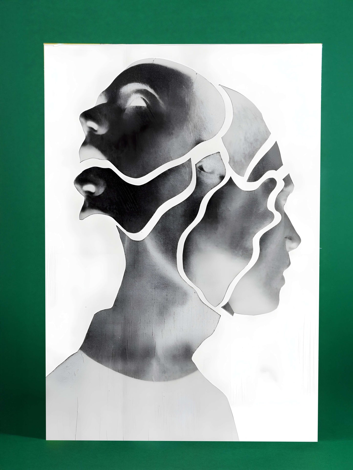 Dual Perspective Abstract Face Art Print