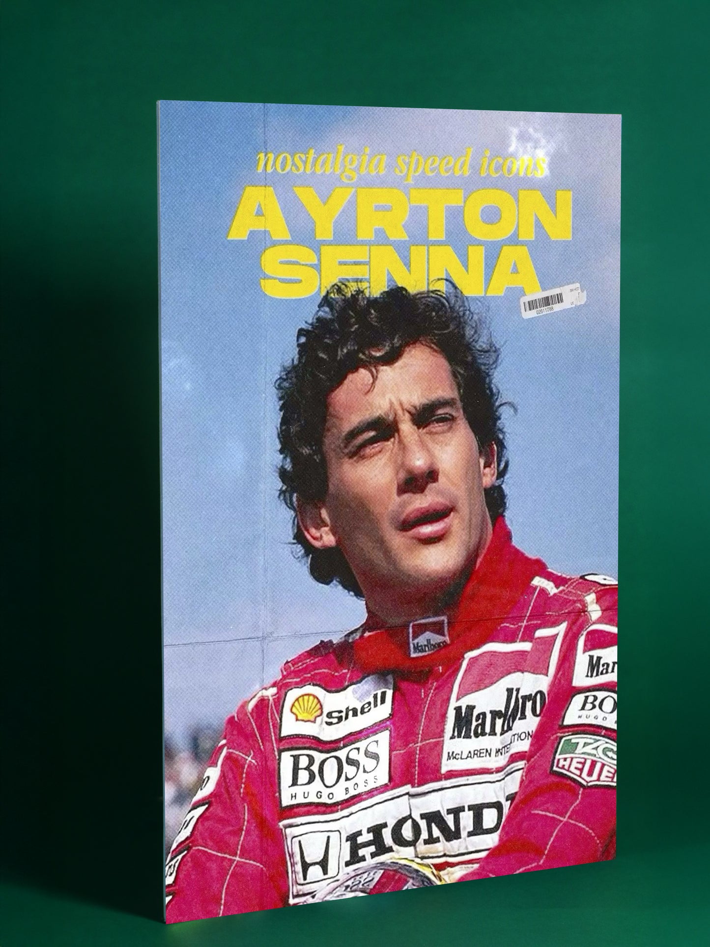 Ayrton Senna – Nostalgia Speed Icons Portrait Poster