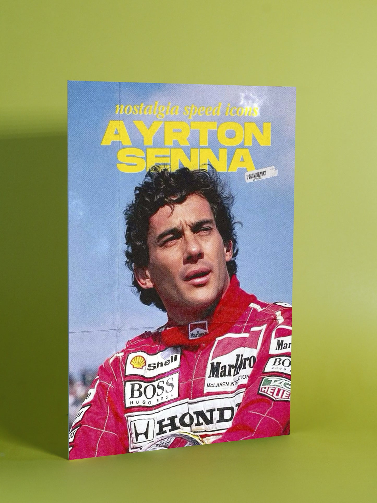 Ayrton Senna – Nostalgia Speed Icons Portrait Poster