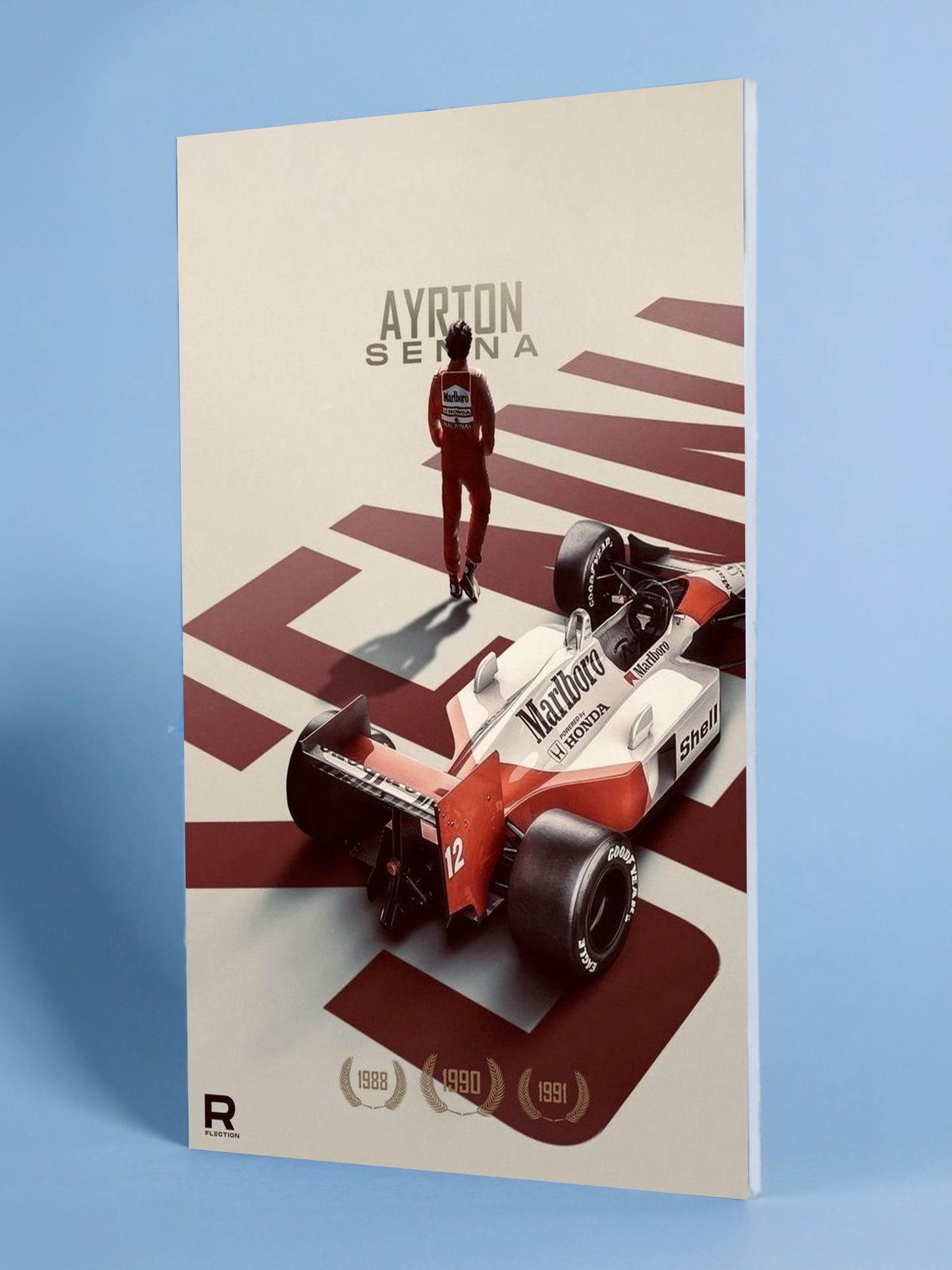 Ayrton Senna – McLaren Championship Legacy Poster