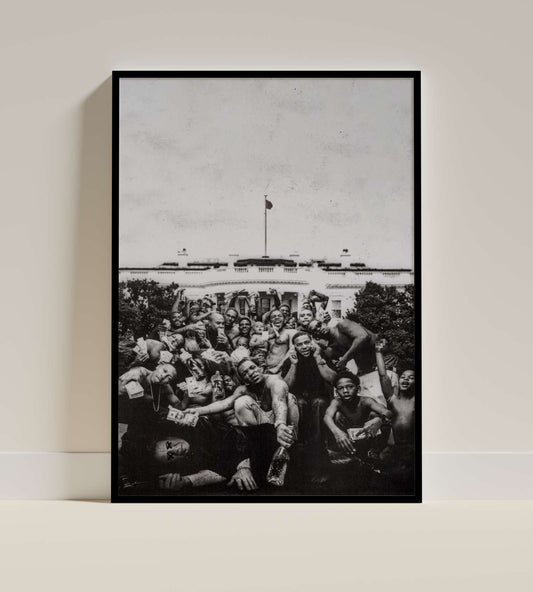 Kendrick Lamar To Pimp a Butterfly White House Poster