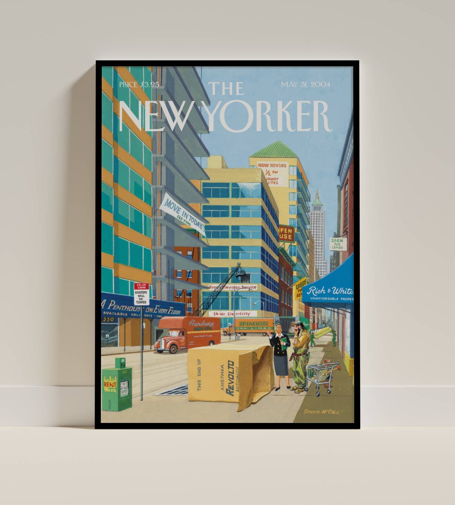 Modern City Moves New Yorker Cover Print – May 31, 2004