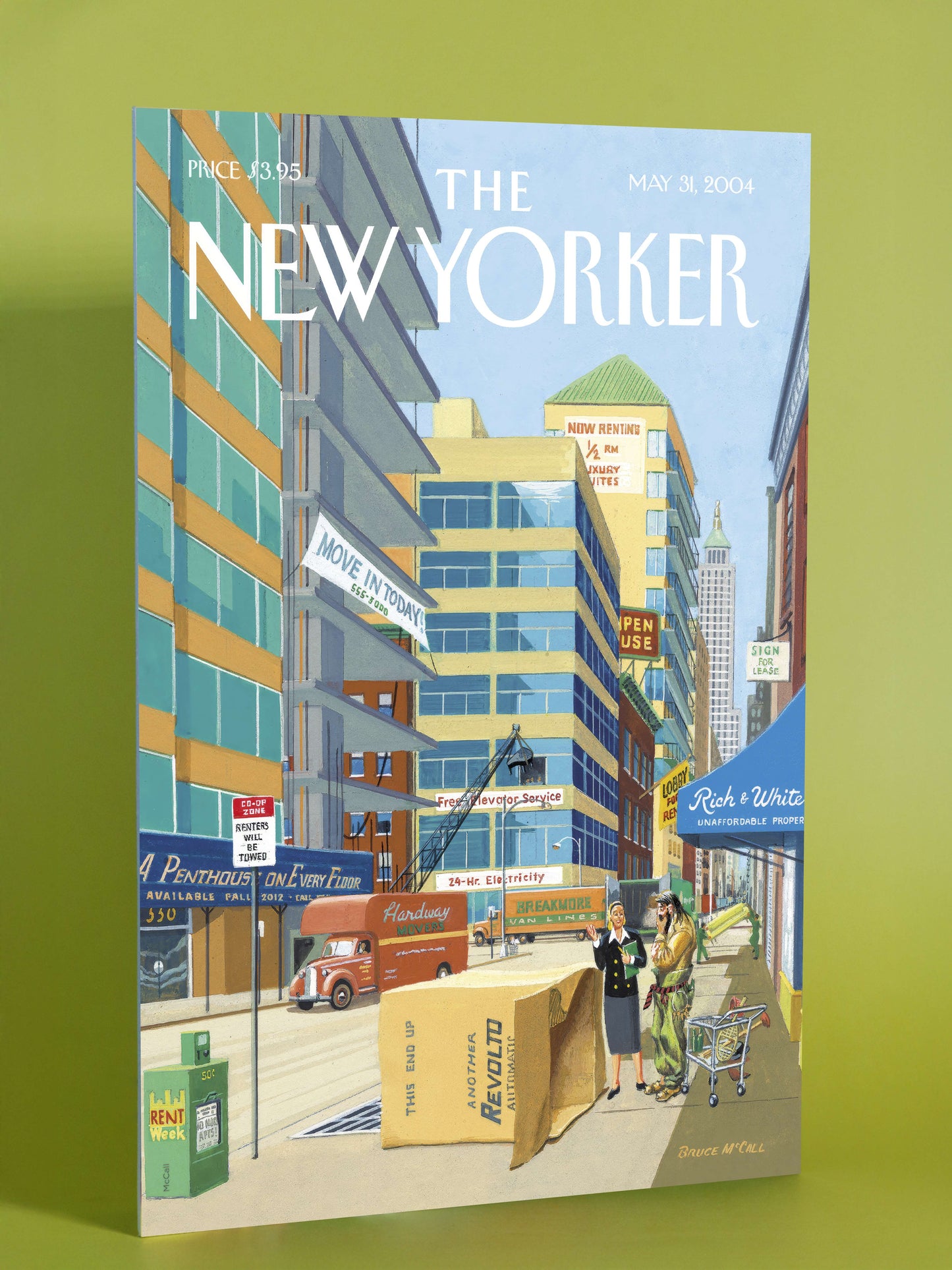 Modern City Moves New Yorker Cover Print – May 31, 2004
