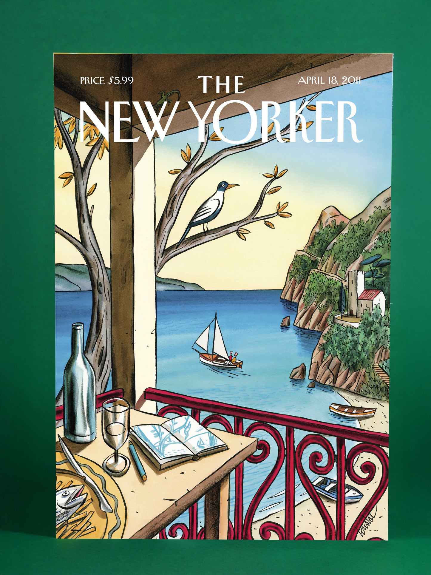 Beach Fence Quartet - New Yorker Cover (July 11 & 18, 2011)