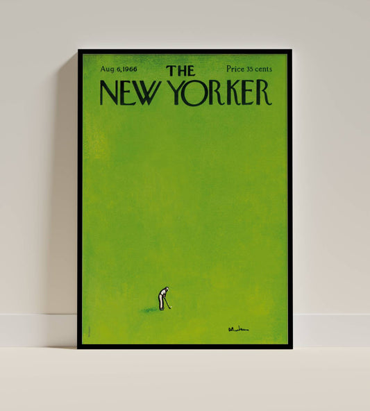 Minimalist Golfer: The New Yorker Cover (August 6, 1966)