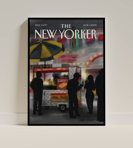NYC Street Food – The New Yorker Cover (June 1, 2009)