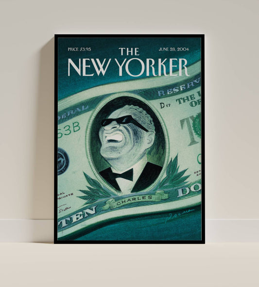 The New Yorker June 28, 2004 - Ray Charles on the Ten Dollar Bill