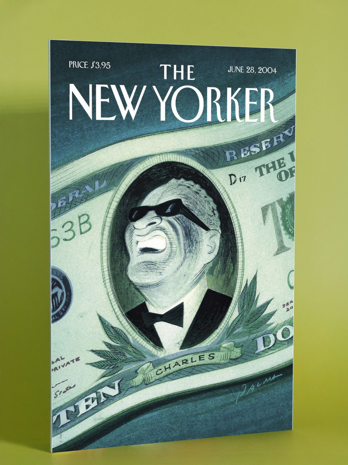 The New Yorker June 28, 2004 - Ray Charles on the Ten Dollar Bill