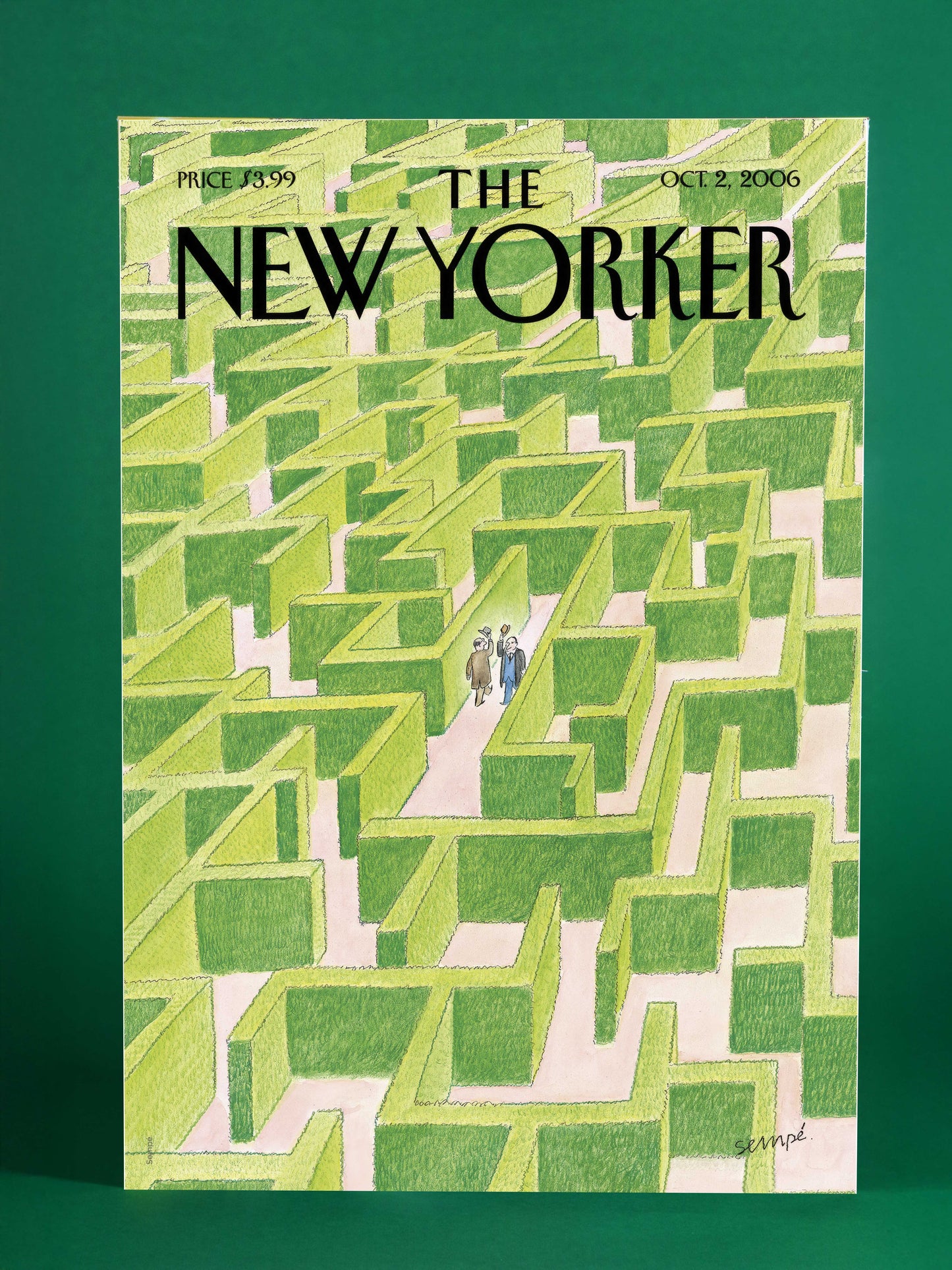 Maze Mystery: The New Yorker Cover (October 2, 2006)