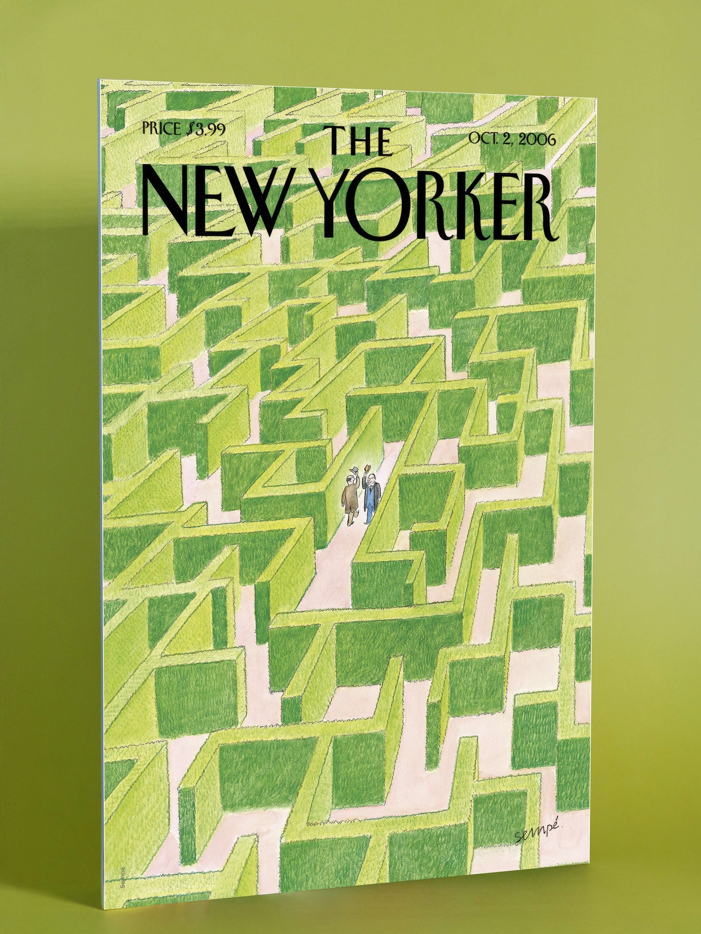 Maze Mystery: The New Yorker Cover (October 2, 2006)