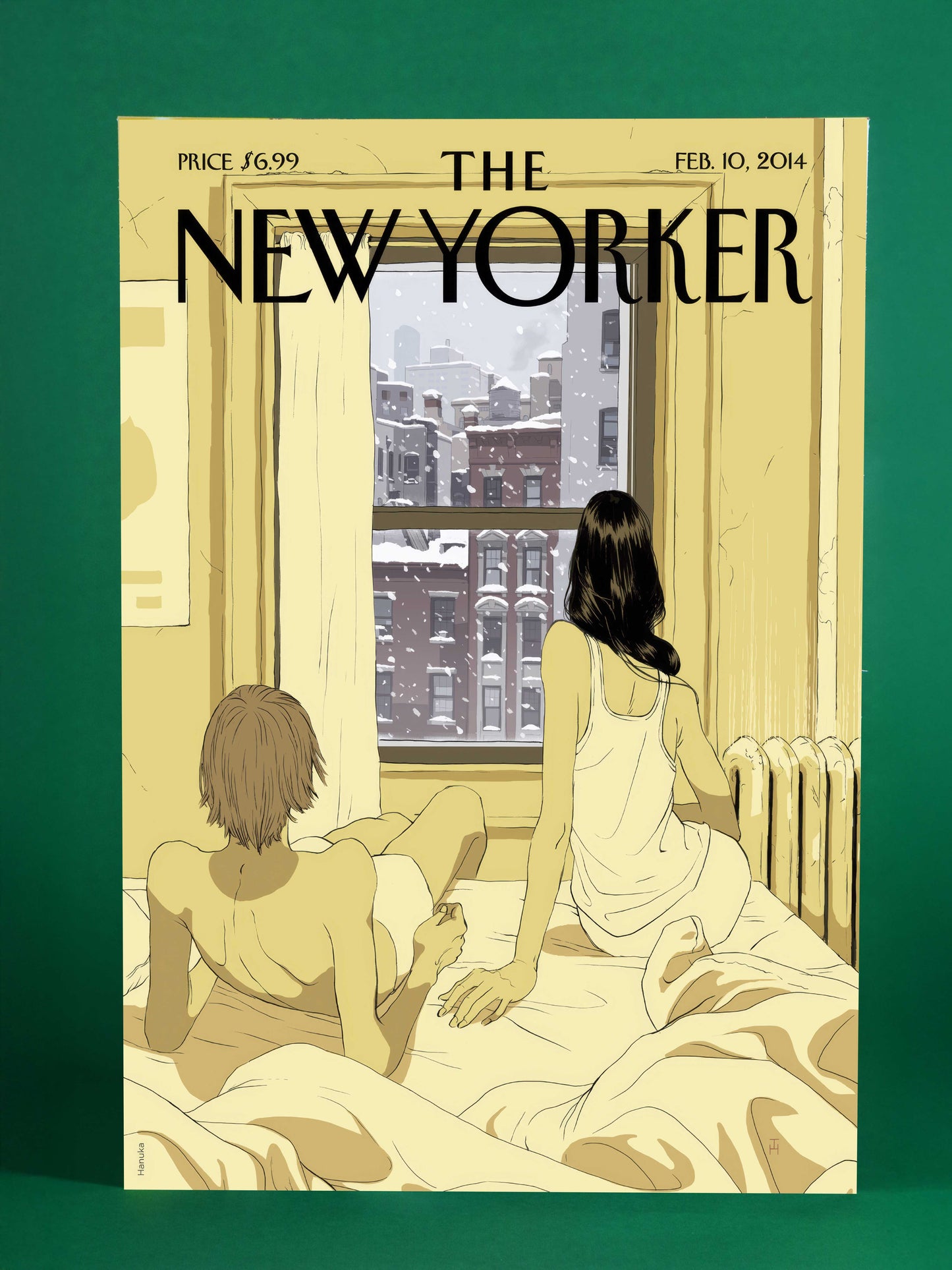 The New Yorker Magazine Cover Poster – “Winter Morning” (Feb 10, 2014)