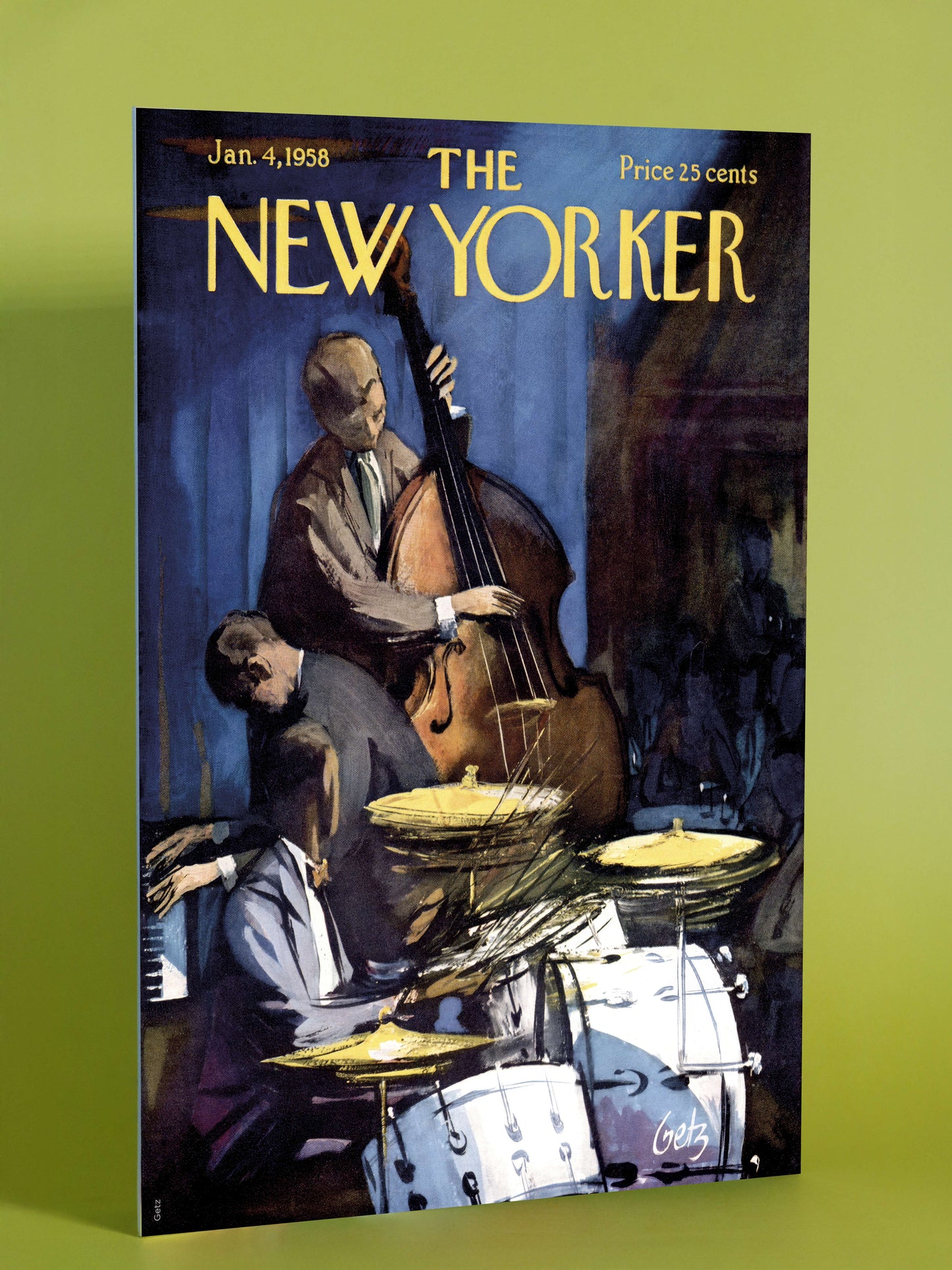 Jazz Night: The New Yorker Cover (January 4, 1958)