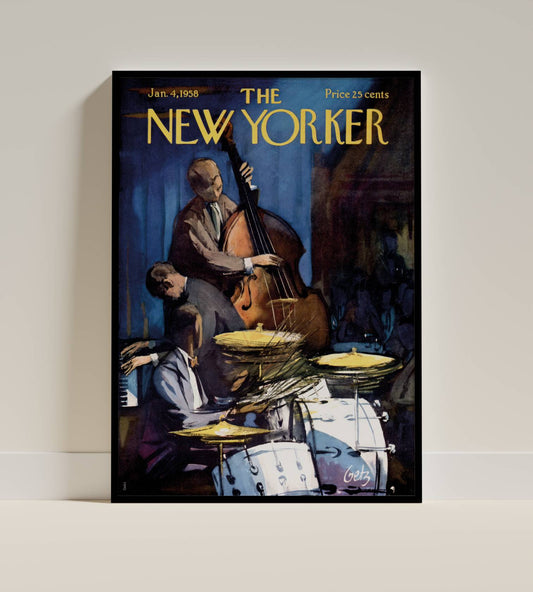 Jazz Night: The New Yorker Cover (January 4, 1958)