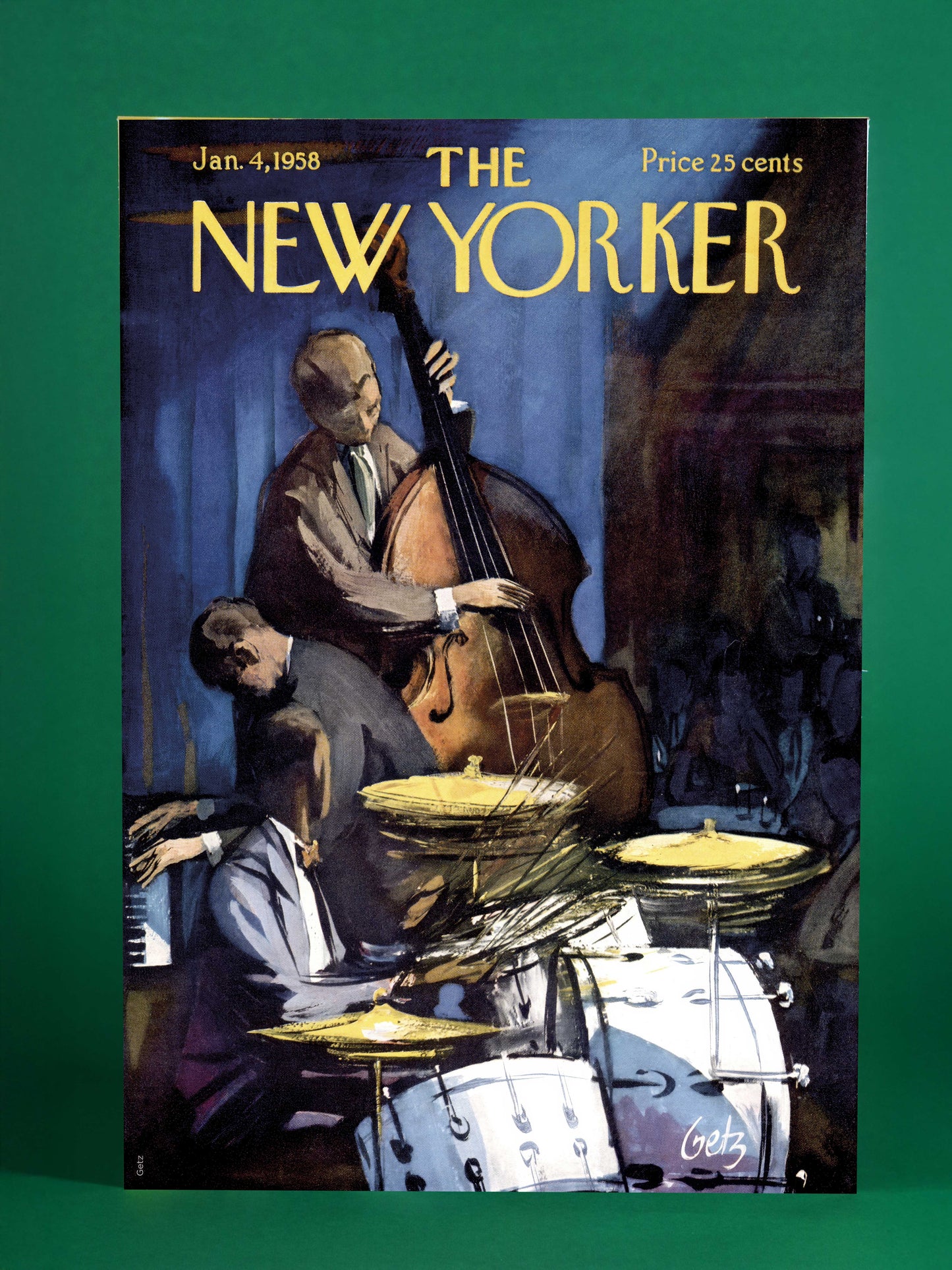 Jazz Night: The New Yorker Cover (January 4, 1958)