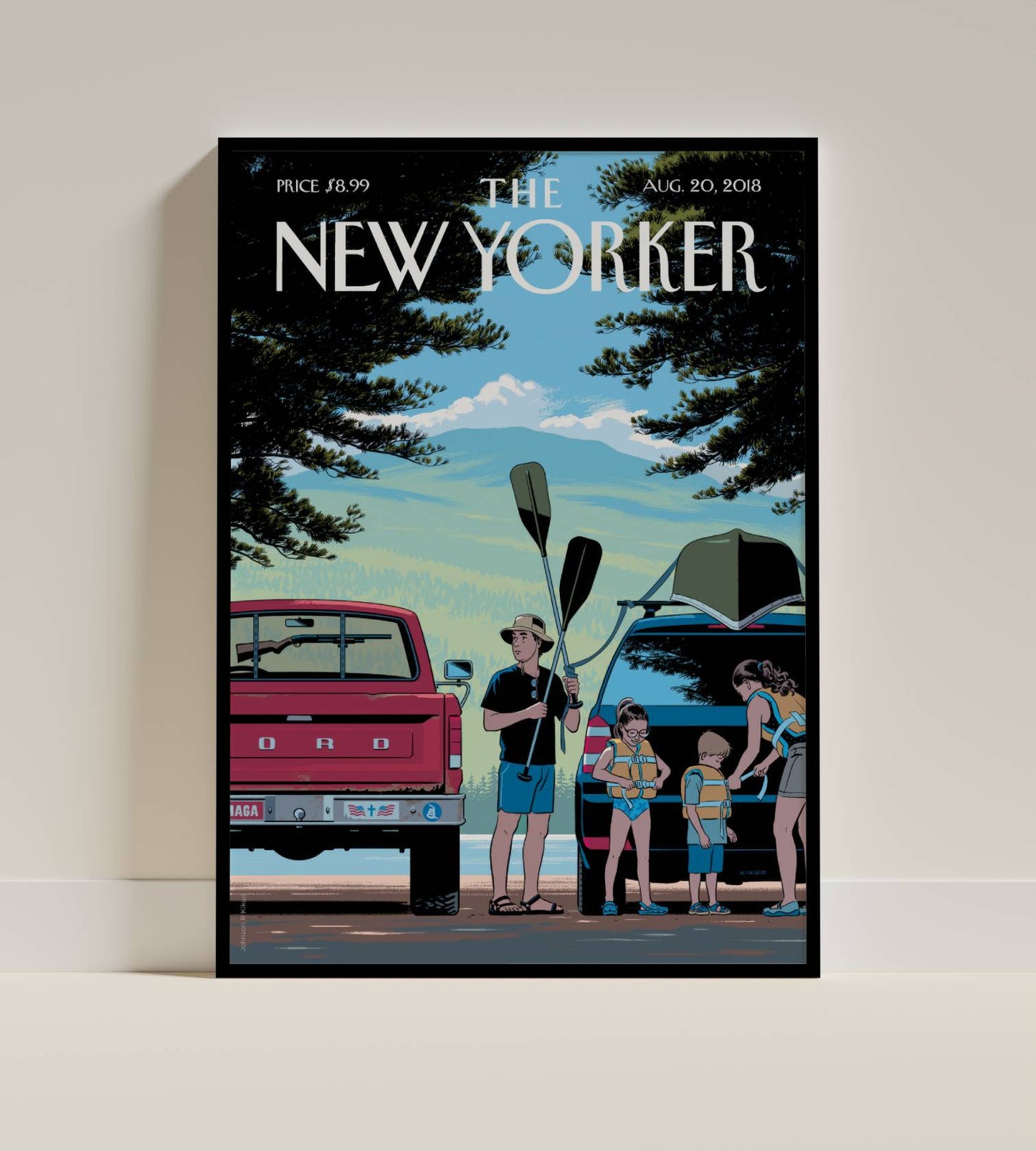 The New Yorker August 20, 2018 - Lakeside Summer Outing