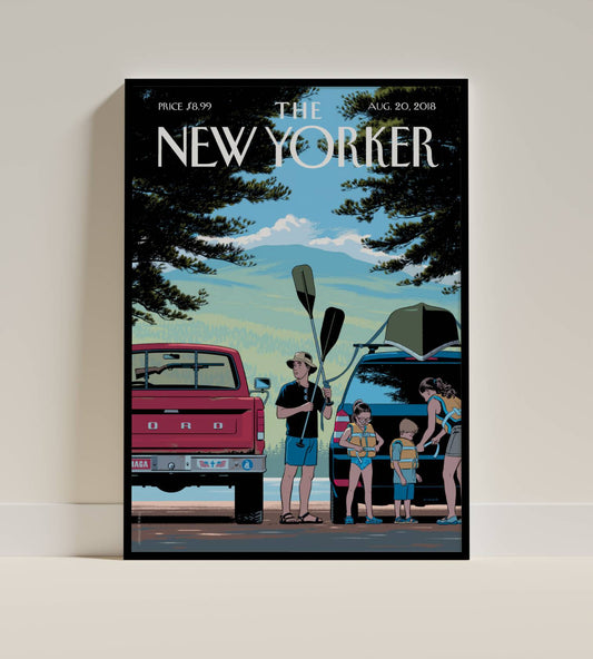The New Yorker August 20, 2018 - Lakeside Summer Outing