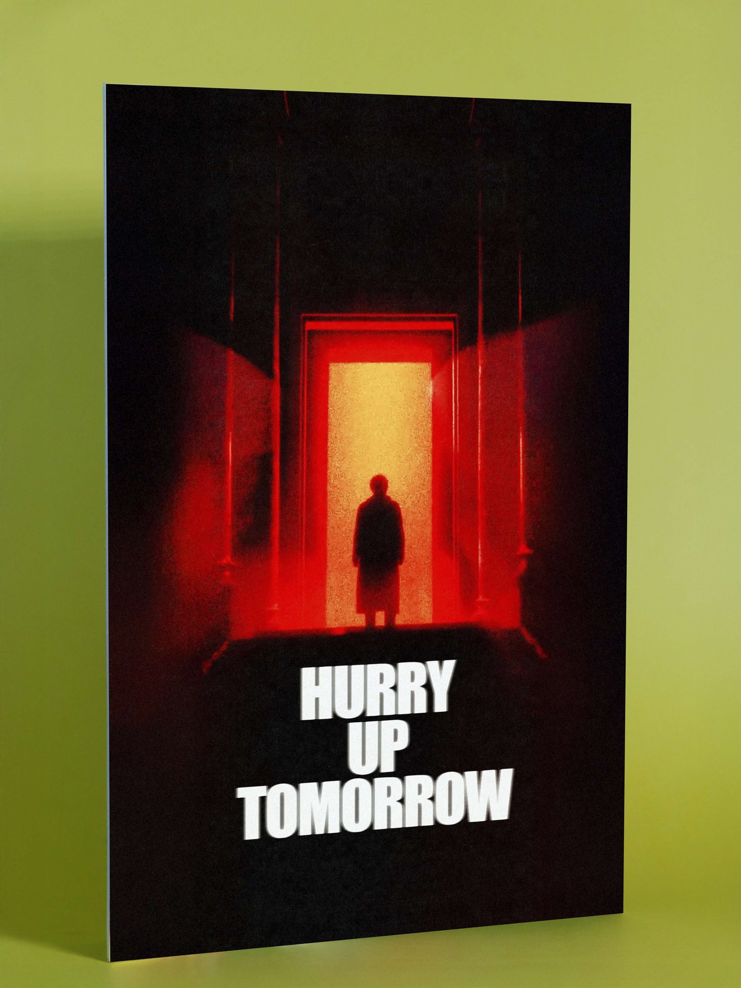 Hurry Up Tomorrow – Red Portal Art Print