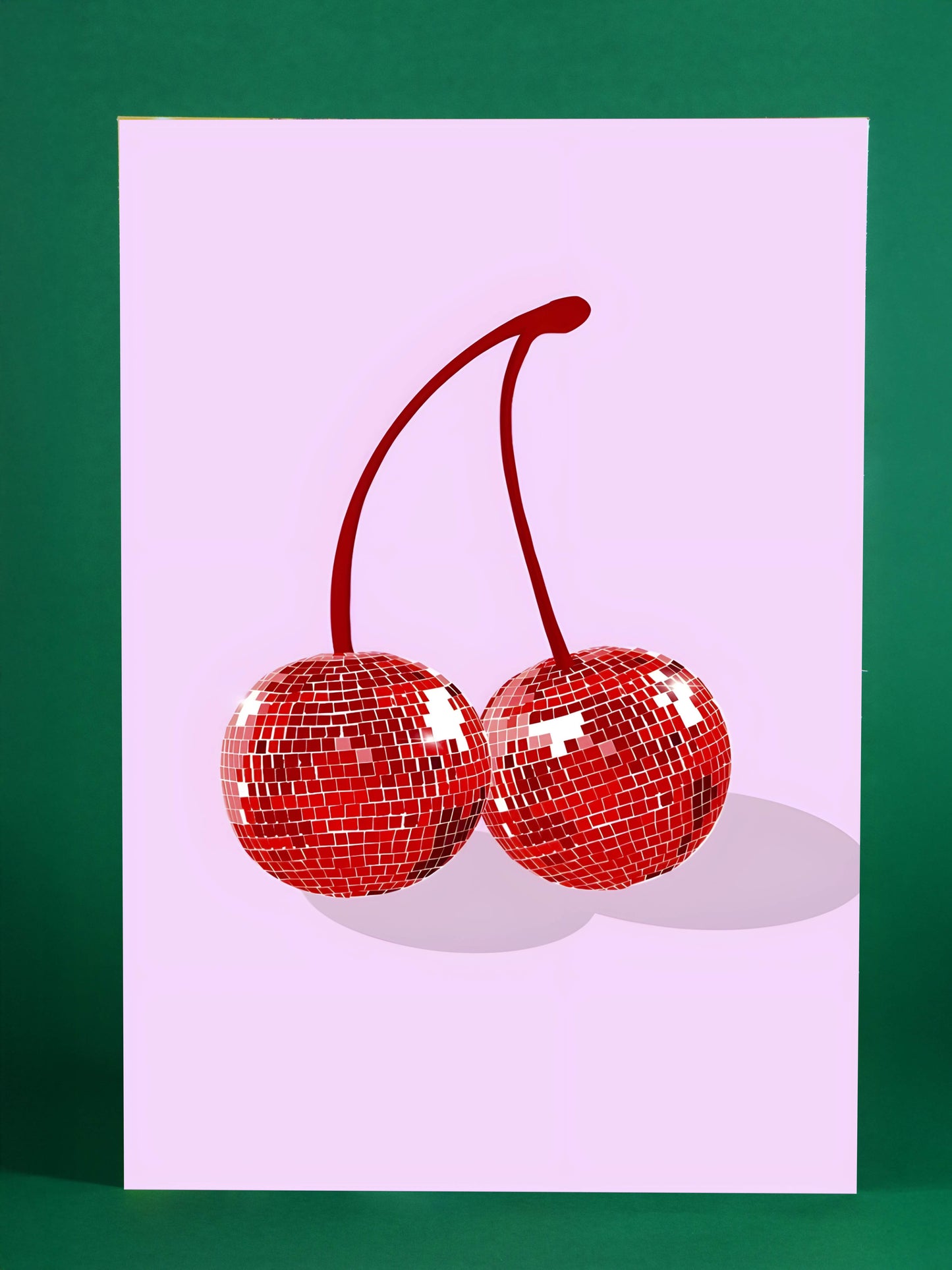 Disco Cherries Poster – Pop Art Edition