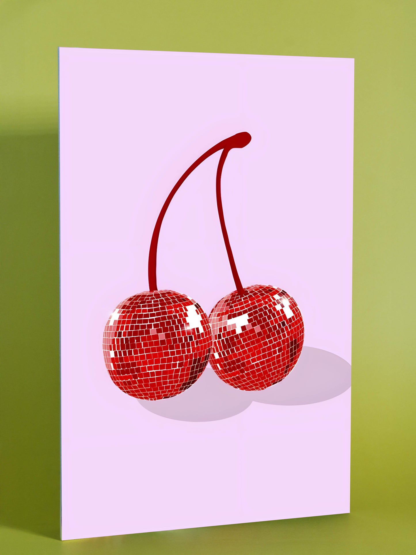 Disco Cherries Poster – Pop Art Edition