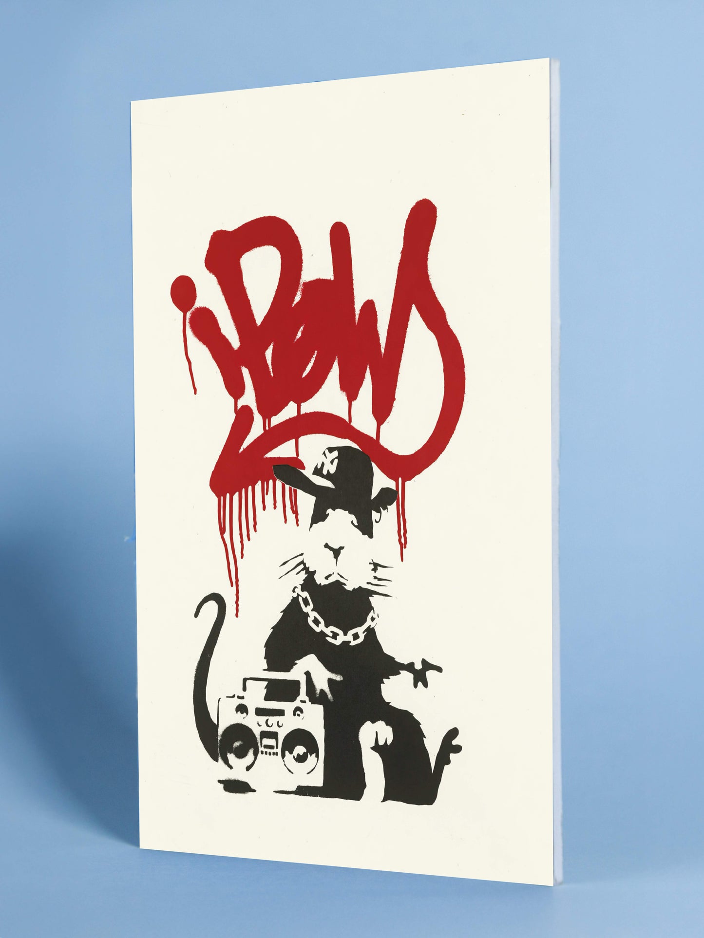 Urban Hip-Hop Rat - Graffiti Art Street Poster