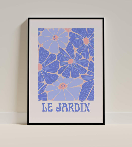 Le Jardin Floral Poster