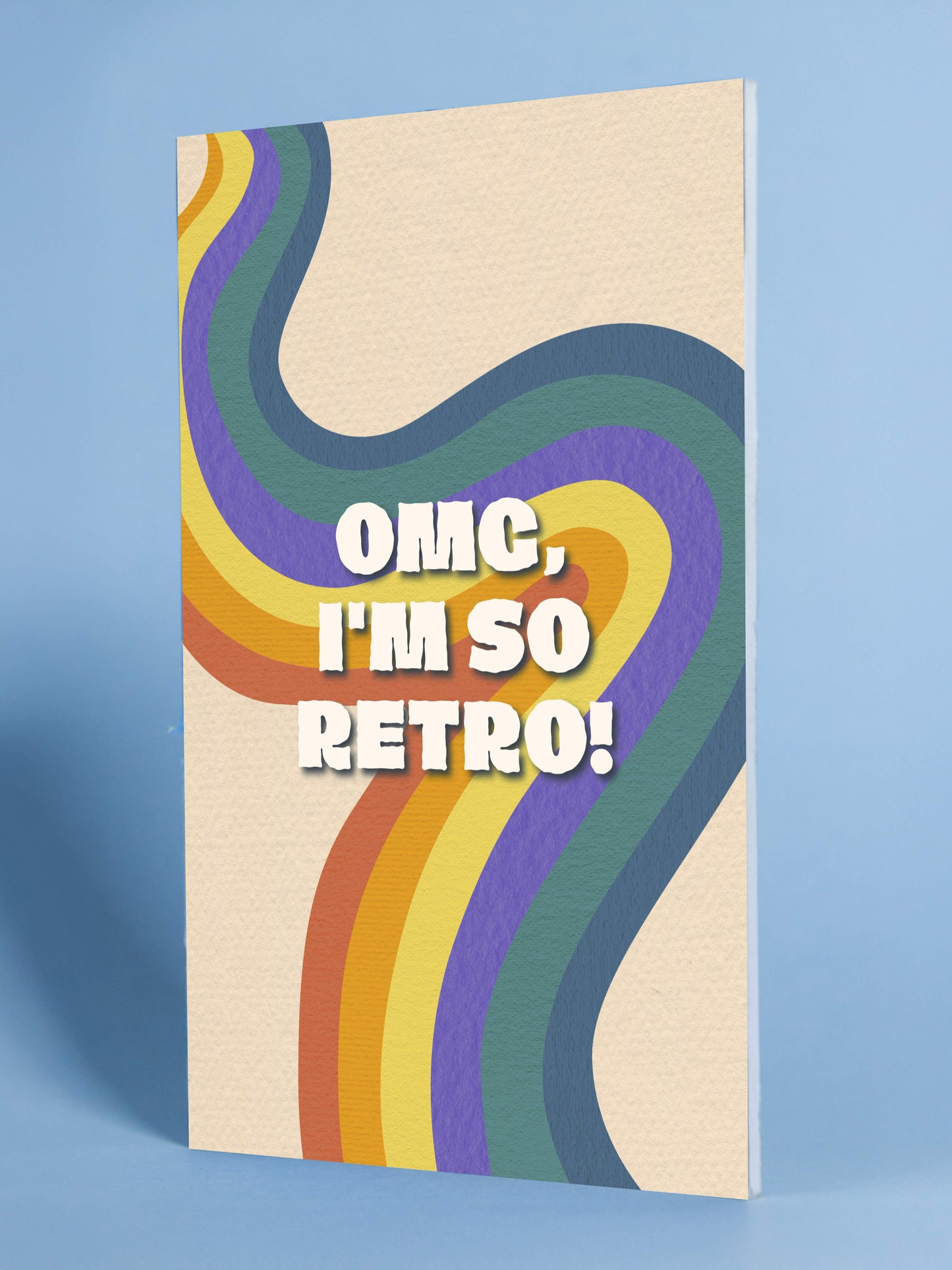 OMG, I’m So Retro! Vintage Rainbow Poster