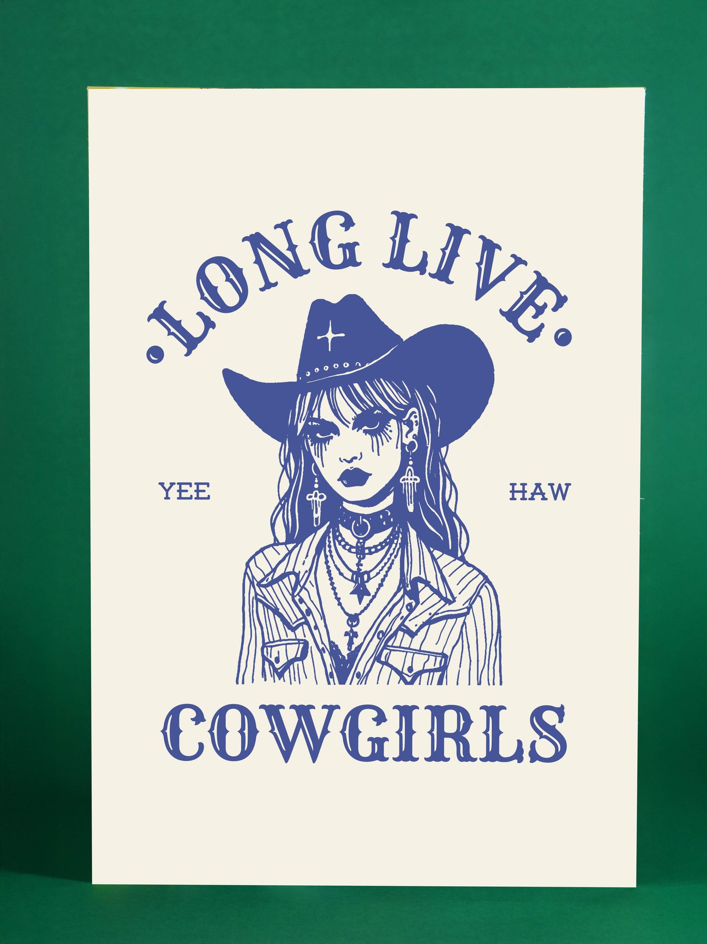 Long Live Cowgirls - Western Vintage Art Print