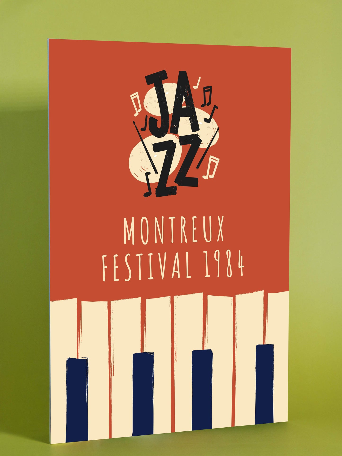 Montreux Jazz Festival 1984 Vintage Poster