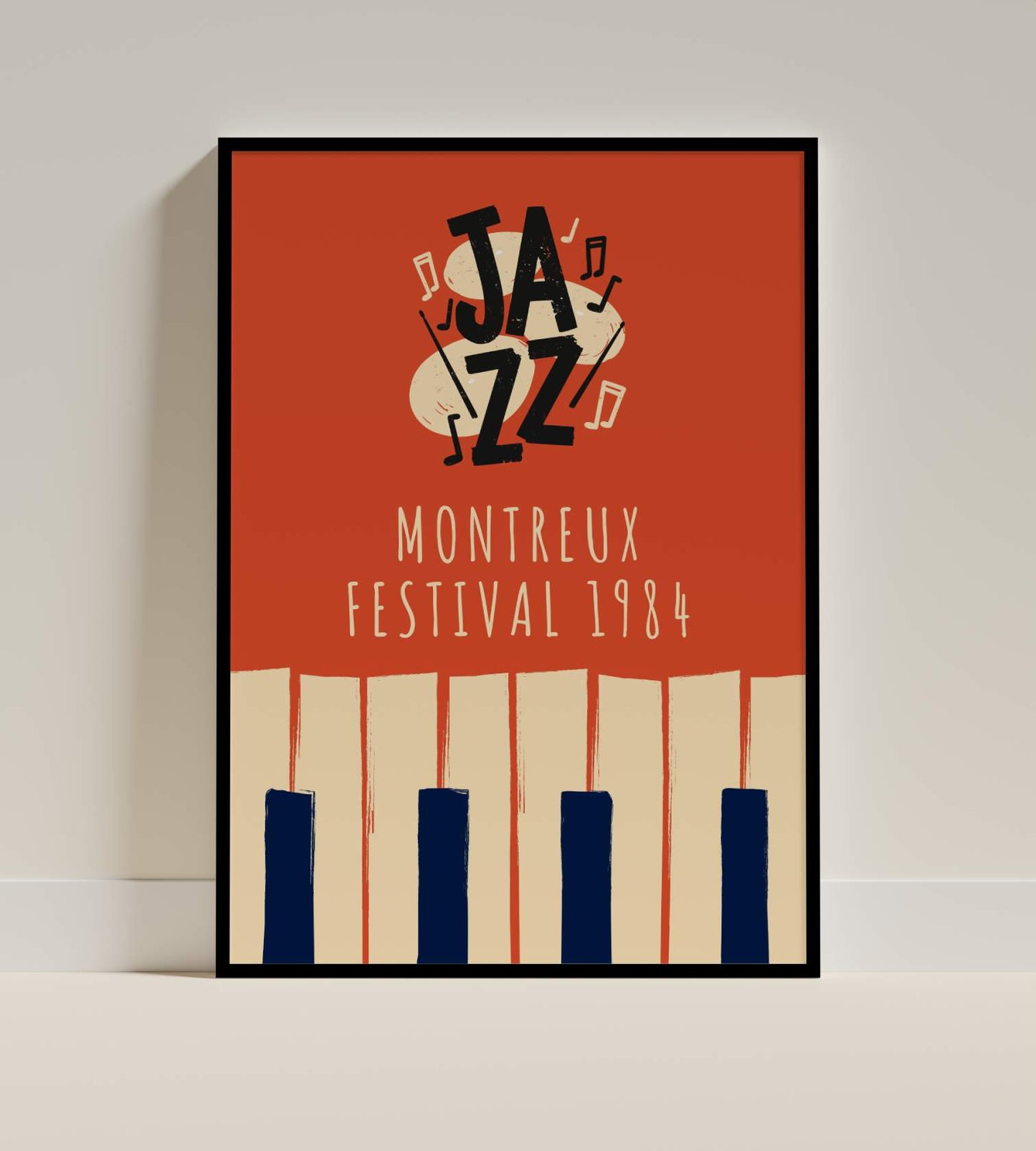 Montreux Jazz Festival 1984 Vintage Poster