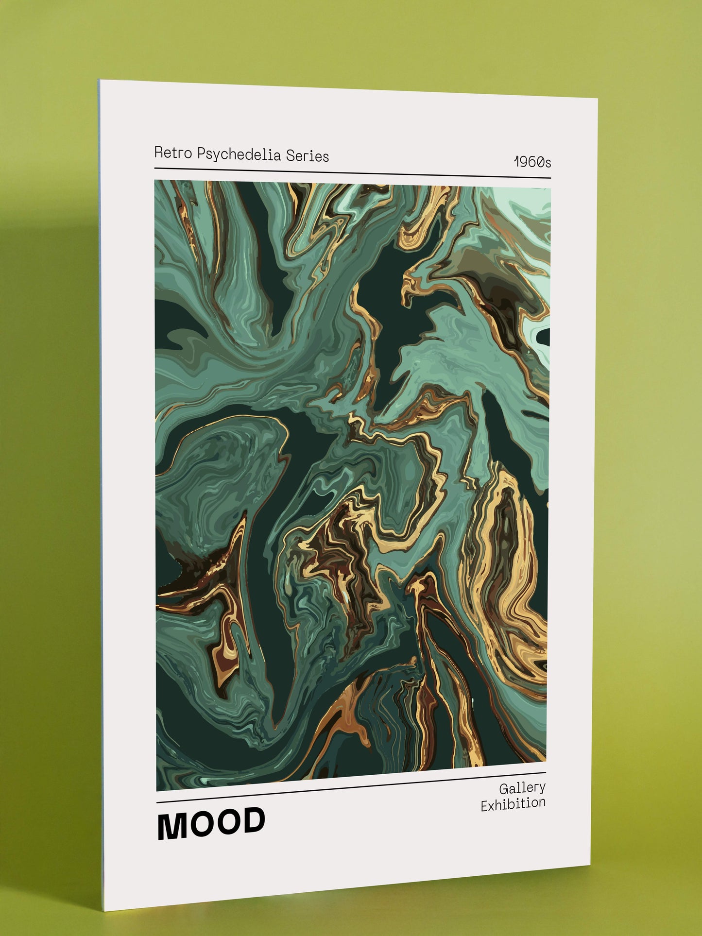 Retro Psychedelia Mood Art Poster