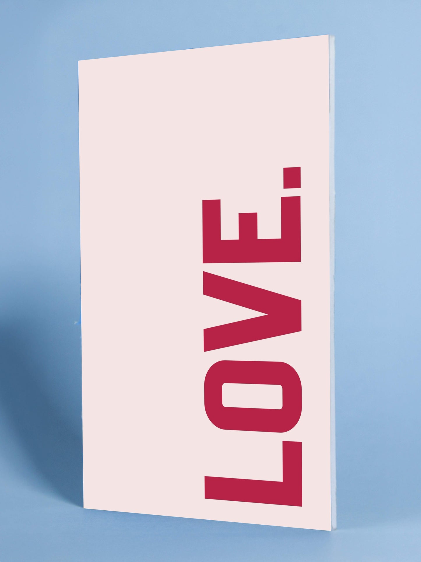 LOVE Bold Vertical Typography Poster