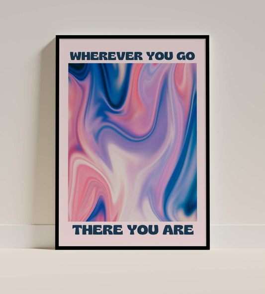 Wherever You Go Motivational Poster