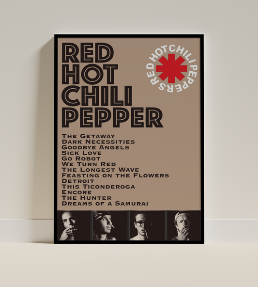 Red Hot Chili Peppers – Classic Hits Poster