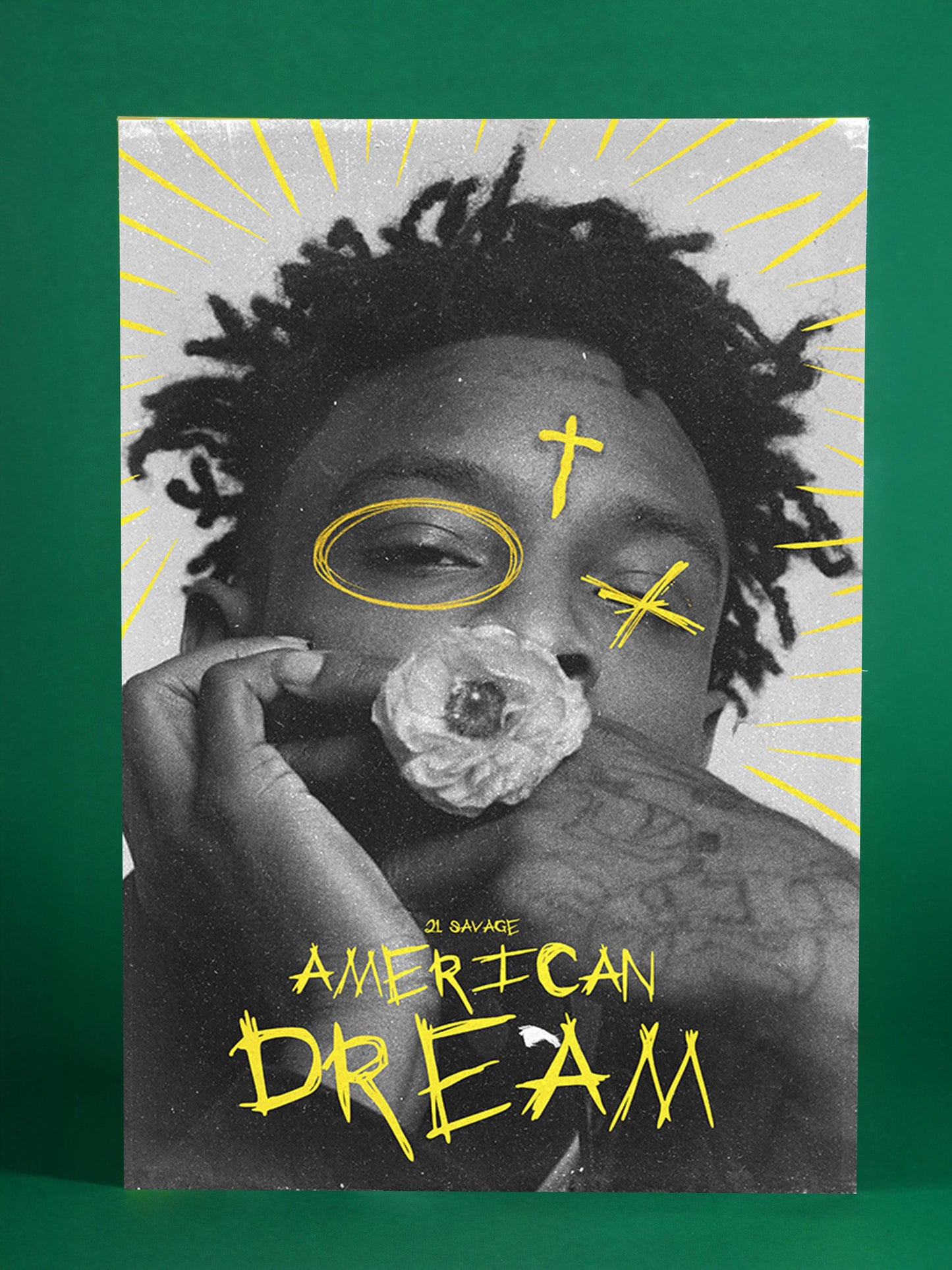 American Dream Graffiti Art Poster