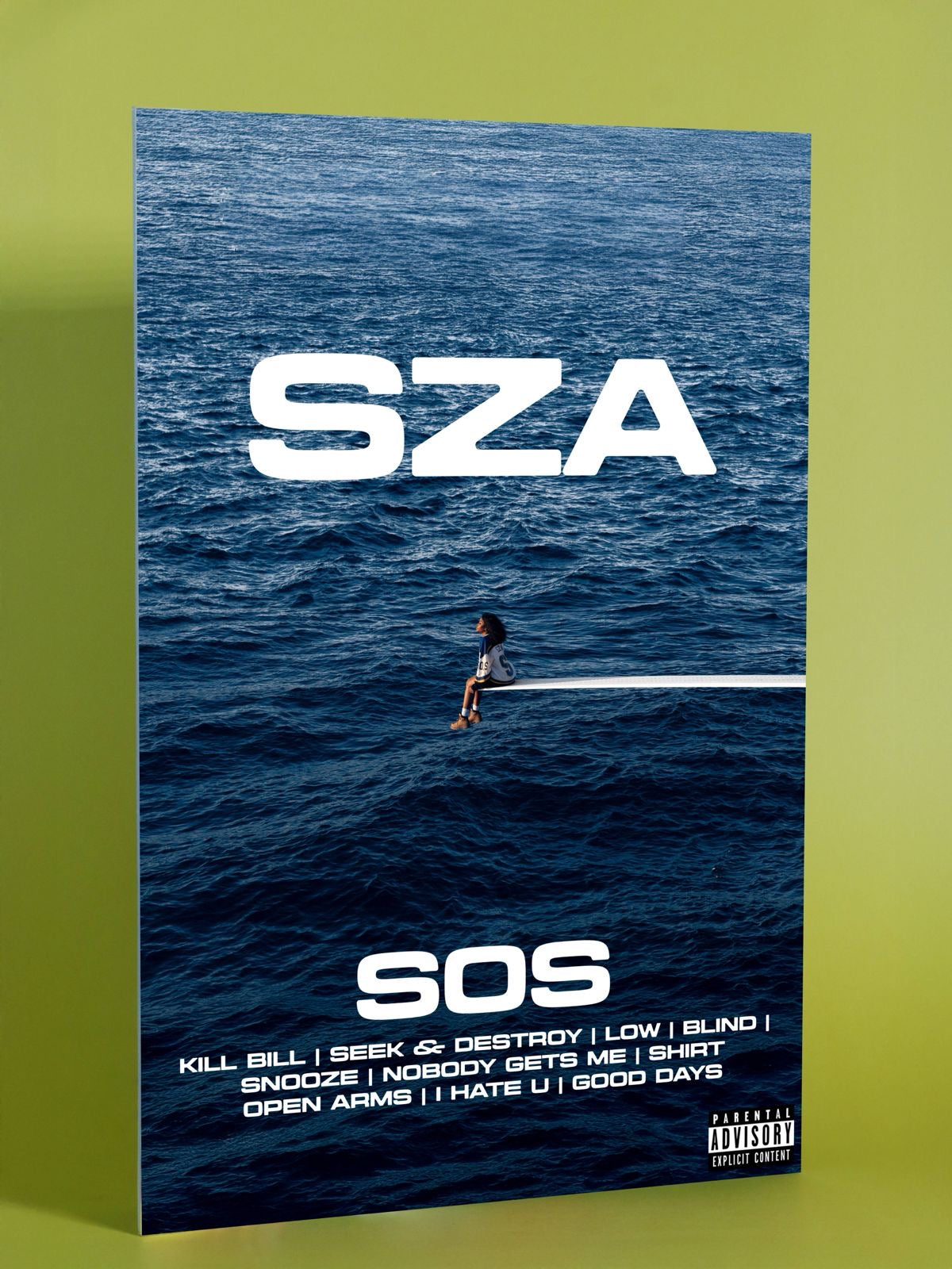 SZA – SOS Ocean Waves Poster