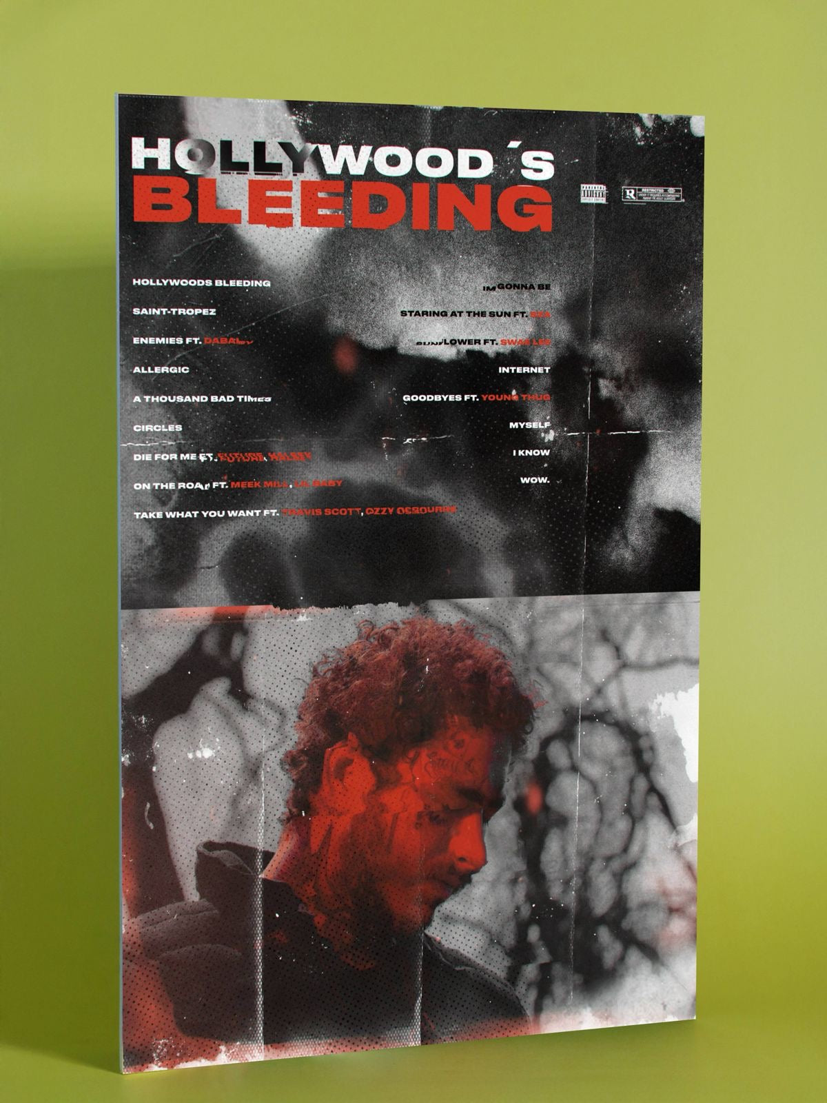 Hollywood’s Bleeding Album Poster