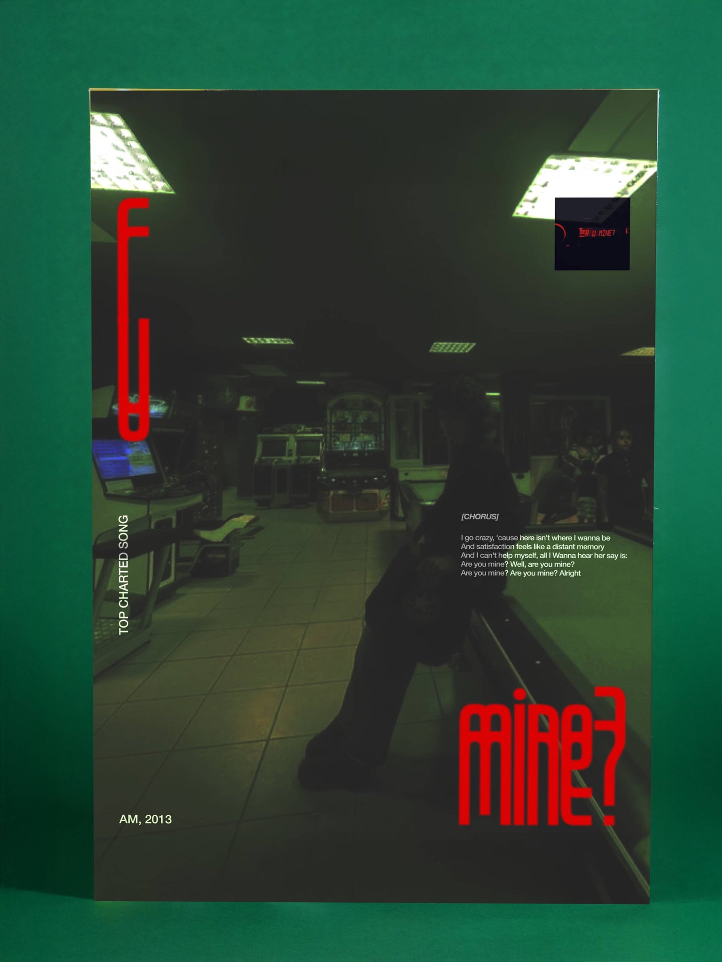 Arctic Monkeys – Do I Wanna Know? Minimalist Poster (AM, 2013)