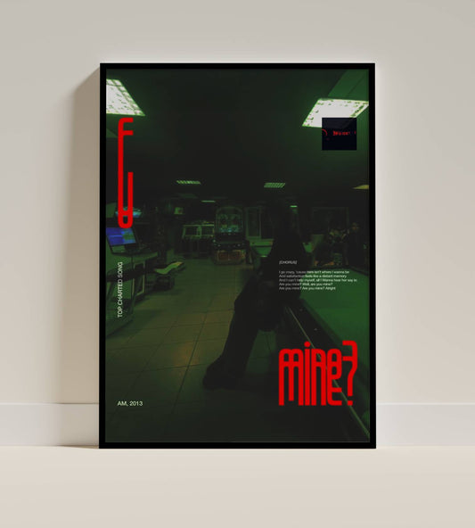 Arctic Monkeys – Do I Wanna Know? Minimalist Poster (AM, 2013)